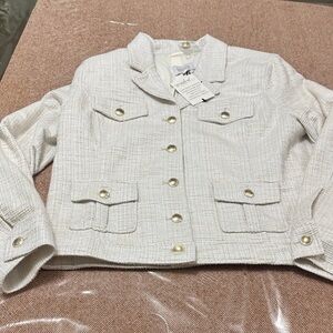 Ivory Tweed Women's Blazer